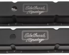 Edelbrock Valve Cover Victor Series Chevrolet 1959-1986 262-400 CI V8 Tall Black
