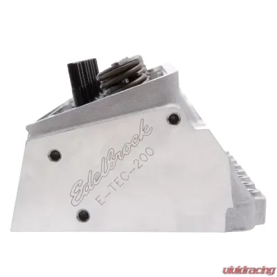 Edelbrock Cylinder Head SB Chevrolet Performer RPM E-Tec 200 for Hydraulic Roller Cam Complete (Ea) - 60985