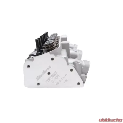 Edelbrock Cylinder Head Pontiac Performer D-Port 87cc Chambers for Hydraulic Roller Cam Complete - 61575