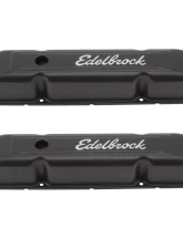 Edelbrock Valve Cover Signature Series Chrysler 1958-1979 361-440 V8 Black                                     - 4493 - Image 4