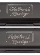 Edelbrock Valve Cover Victor Series Chevrolet 1959-1986 262-400 CI V8 Low Black                                     - 41713 - Image 2