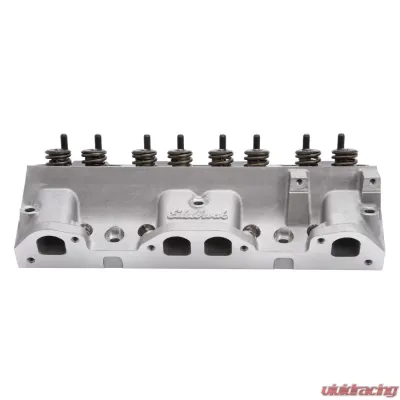 Edelbrock Cylinder Head Pontiac Performer RPM 72cc for Hydraulic Roller Cam Complete (Ea) - 60595