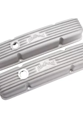 Edelbrock Valve Cover Classic Series Chevrolet 1959-1986 262-400 CI V8 w/ Oil Fill Hole Satin                                     - 41449 - Image 9