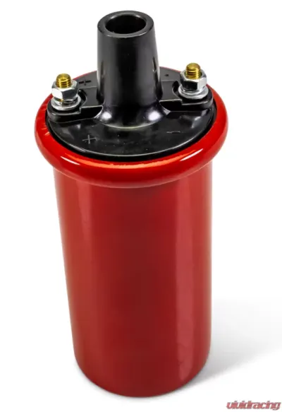 Edelbrock Ignition Coil - Electric Oil Filled - .70 PR Red w/ Black Top - 22746