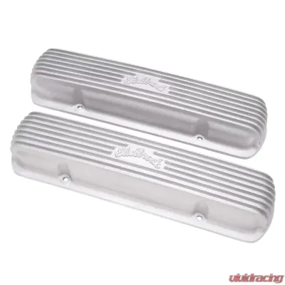 Edelbrock Valve Cover Classic Series Pontiac 1962-1979 301-455 CI V8 Satin - 41309