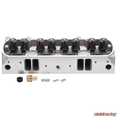 Edelbrock Cylinder Head Pontiac Performer D-Port 72cc Chambers for Hydraulic Roller Cam Complete - 61595