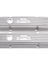 Edelbrock Valve Cover Classic Series Chevrolet 1959-1986 262-400 CI V8 w/ Breather Holes Satin                                     - 41439 - Image 11