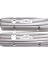Edelbrock Valve Cover Classic Series Chevrolet 1959-1986 262-400 CI V8 w/ Oil Fill Hole Satin                                     - 41449 - Image 4