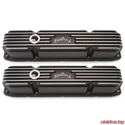Edelbrock Valve Cover Classic Series Chrysler 383/440 CI V8 Black - 41923