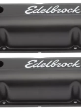 Edelbrock Valve Cover Signature Series Ford 1958-1976 FE V8 Black                                     - 4623 - Image 2