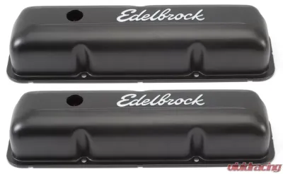 Edelbrock Valve Cover Signature Series Ford 1958-1976 FE V8 Black - 4623