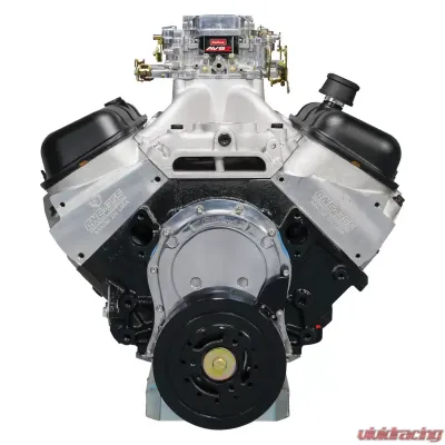 Edelbrock Crate Engine Edelbrock/Pat Musi 555 RPM XT BBC 675 HP Stock Exhaust Port Location - 49550