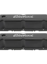 Edelbrock Valve Cover Signature Series Ford 260-289-302-351W CI V8 Black                                     - 4603 - Image 4