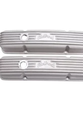 Edelbrock Valve Cover Classic Series Chevrolet 1959-1986 262-400 CI V8 w/ Oil Fill Hole Satin                                     - 41449 - Image 2