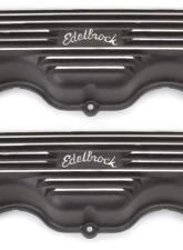 Edelbrock Valve Cover Classic Series Chevrolet W 348/409 CI V8 Black                                     - 41403 - Image 2