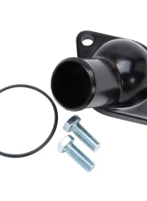 Edelbrock Chevy 15 Deg. Water Neck Steel - Black                                     - 48093 - Image 2