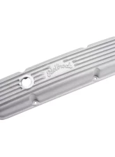 Edelbrock Valve Cover Classic Series Chevrolet 1959-1986 262-400 CI V8 w/ Breather Holes Satin                                     - 41439 - Image 4