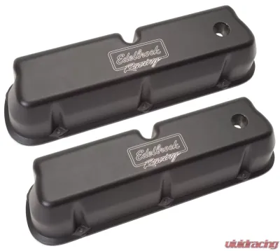 Edelbrock Valve Cover Victor Series Ford 289-302-351W CI V8 Tall Black - 41263