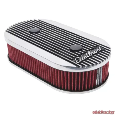 Edelbrock Elite II Air Cleaner #4272 with washable filter, polished finish - 4272