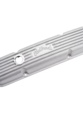 Edelbrock Valve Cover Classic Series Chevrolet 1959-1986 262-400 CI V8 w/ Breather Holes Satin                                     - 41439 - Image 8