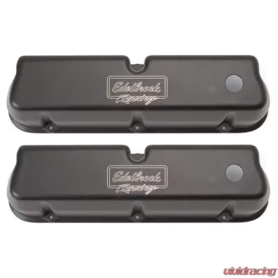 Edelbrock Valve Cover Victor Series Ford 289-302-351W CI V8 Tall Black - 41263