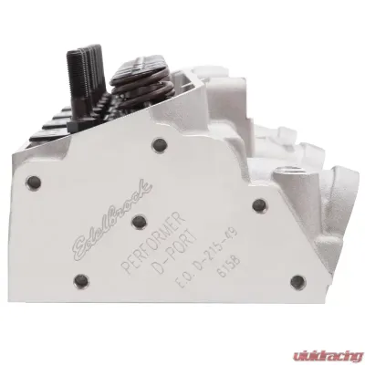 Edelbrock Cylinder Head Pontiac Performer D-Port 72cc Chambers for Hydraulic Roller Cam Complete - 61595