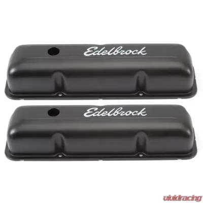 Edelbrock Valve Cover Signature Series Ford 1958-1976 FE V8 Black - 4623