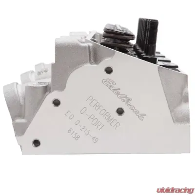 Edelbrock Cylinder Head Pontiac Performer D-Port 72cc Chambers for Hydraulic Roller Cam Complete - 61595