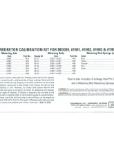 Edelbrock Carburetor Calibration Kit                                     - 1940 - Image 4