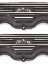 Edelbrock Valve Cover Classic Series Chevrolet W 348/409 CI V8 Black                                     - 41403 - Image 3