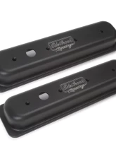 Edelbrock Valve Cover Victor Series Chevrolet 1987-1995 262-400 CI V8 Black                                     - 41723 - Image 6