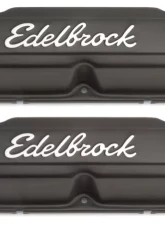 Edelbrock Valve Cover Signature Series Chrysler 1965-1991 318-340-360 CI V8 Black                                     - 4473 - Image 2