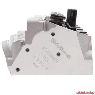 Edelbrock Cylinder Head Pontiac Performer D-Port 72cc Chambers for Hydraulic Roller Cam Complete - 61595