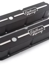 Edelbrock Valve Cover Racing Series Ford 289-302-351W CI V8 Tall Black                                     - 41653 - Image 2