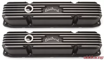 Edelbrock Valve Cover Classic Series Chrysler 383/440 CI V8 Black - 41923