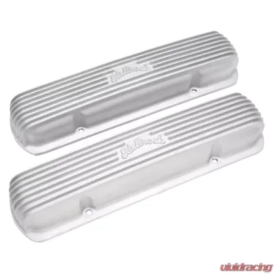 Edelbrock Valve Cover Classic Series Pontiac 1962-1979 301-455 CI V8 Satin - 41309