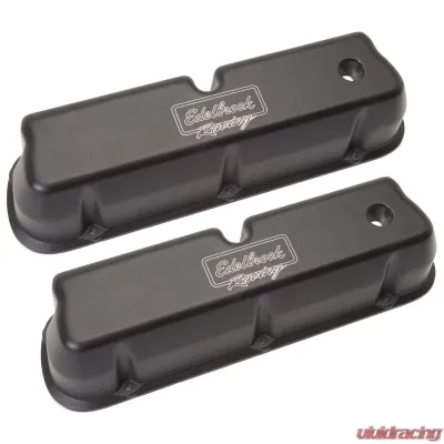 Edelbrock Valve Cover Victor Series Ford 289-302-351W CI V8 Tall Black - 41263
