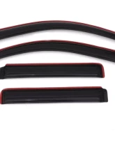 AVS Ventvisor In-Channel Front & Rear Window Deflectors 4pc Smoke Chevrolet Trailblazer 2002-2009                                     - 194733 - Image 2