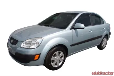 AVS Ventvisor Outside Mount Window Deflectors 4pc Smoke Kia RIO 2006-2009 - 94516