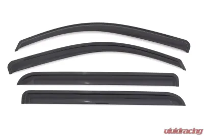 AVS 4pc Smoke Ventvisor Outside Mount Window Deflectors Chevrolet Silverado 2500 Crew Cab 2015-2018 - 94536