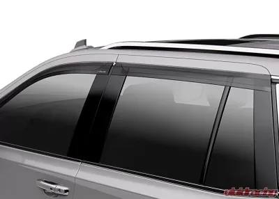 Auto Ventshade (AVS) Ventvisor Deflector; Smoke; Low Profile; Outside Mount; 4 pc. Chevrolet Tahoe 2021 - 894088