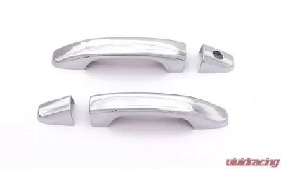 AVS Door Handle Covers (2 Door) 4pc Set Chrome Chevrolet Silverado 1500 2014-2018 - 685414