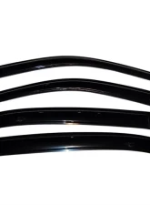 AVS Ventvisor Outside Mount Window Deflectors 4pc Smoke Chevrolet Malibu 2004-2007                                     - 94621 - Image 3