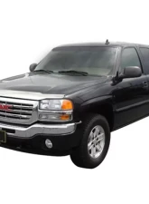AVS Aeroskin Low Profile Hood Shield Chrome GMC Sierra 1500 1999-2007                                     - 622015 - Image 3