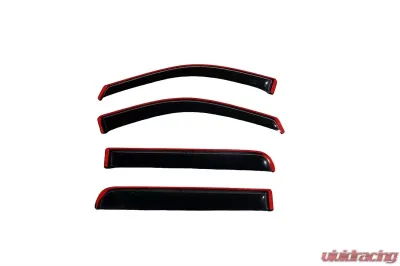 AVS Ventvisor In-Channel Front & Rear Window Deflectors 4pc Smoke Lincoln Mark LT 2006-2008 - 194443