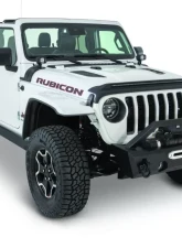 AVS Aeroskin Low Profile Hood Shield w/ Lights Black Jeep Wrangler (JL) 2018-2019                                     - 753156 - Image 14