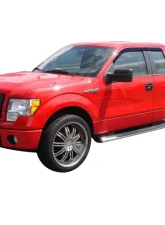 AVS Ventvisor Low Profile Deflectors 4pc Smoke Ford F-150 Supercab 2004-2014                                     - 894009 - Image 5