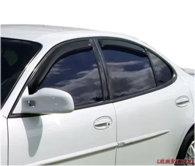 AVS Ventvisor In-Channel Front & Rear Window Deflectors 4pc Smoke Pontiac Grand Prix 1997-2003 - 194358
