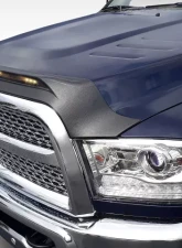 AVS Aeroskin Low Profile Hood Shield w/ Lights Black Dodge Ram 1500 (Excl Sport / Rebel) 2009-2018                                     - 753004 - Image 3