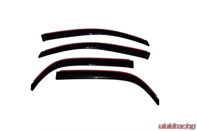 AVS Ventvisor In-Channel Front & Rear Window Deflectors 4pc Smoke Chevrolet Equinox 2005-2009 - 194319